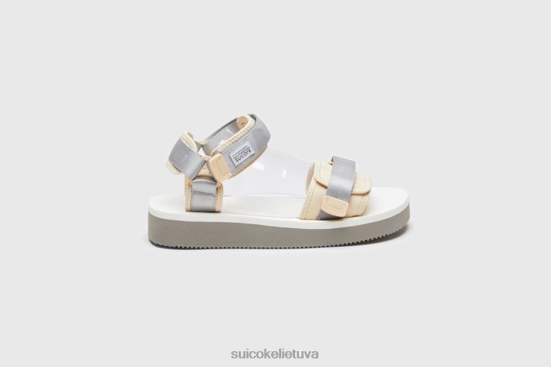 SUICOKE cel-po pilka/balta FDJ8F21 unisex sandalai