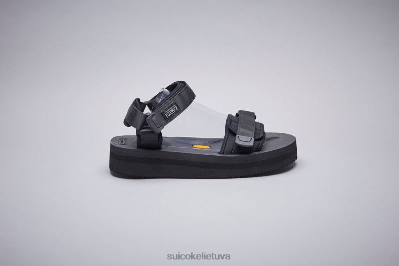 SUICOKE cel-vpo juodas FDJ8F3 unisex sandalai