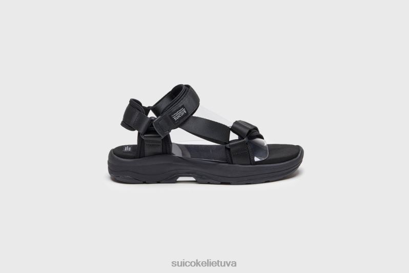 SUICOKE depa-bėgti juodas FDJ8F18 unisex sandalai
