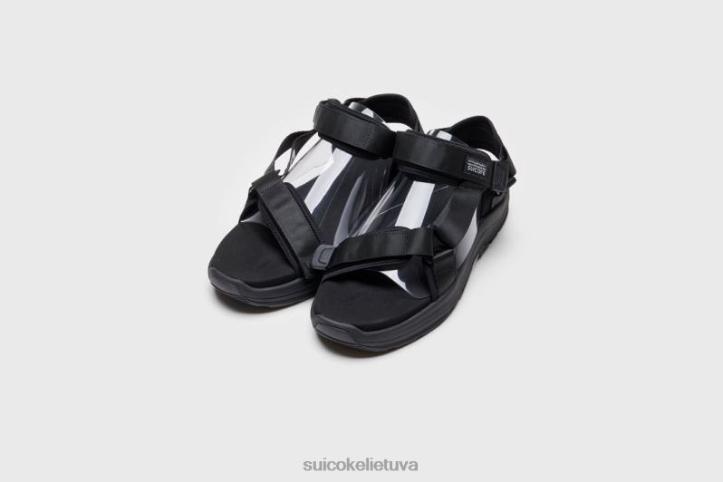 SUICOKE depa-bėgti juodas FDJ8F18 unisex sandalai
