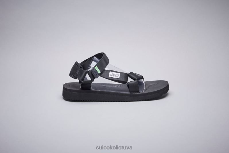 SUICOKE depa-cab juodas FDJ8F2 unisex sandalai