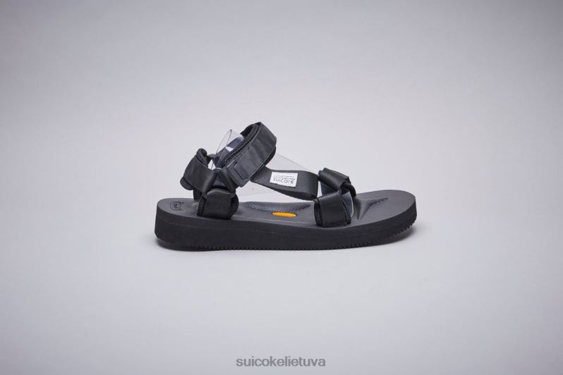 SUICOKE depa-v2 juodas FDJ8F1 unisex sandalai