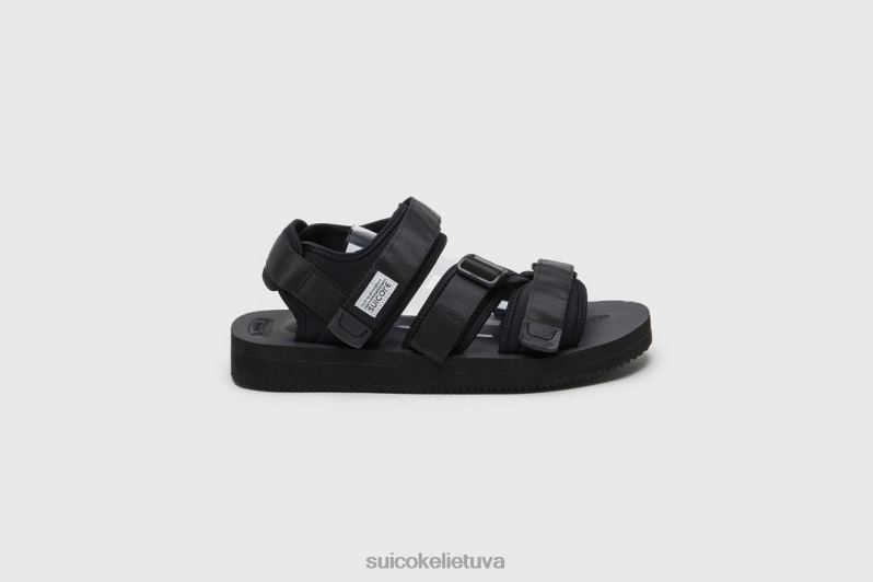 SUICOKE kisee-v juodas FDJ8F6 unisex sandalai