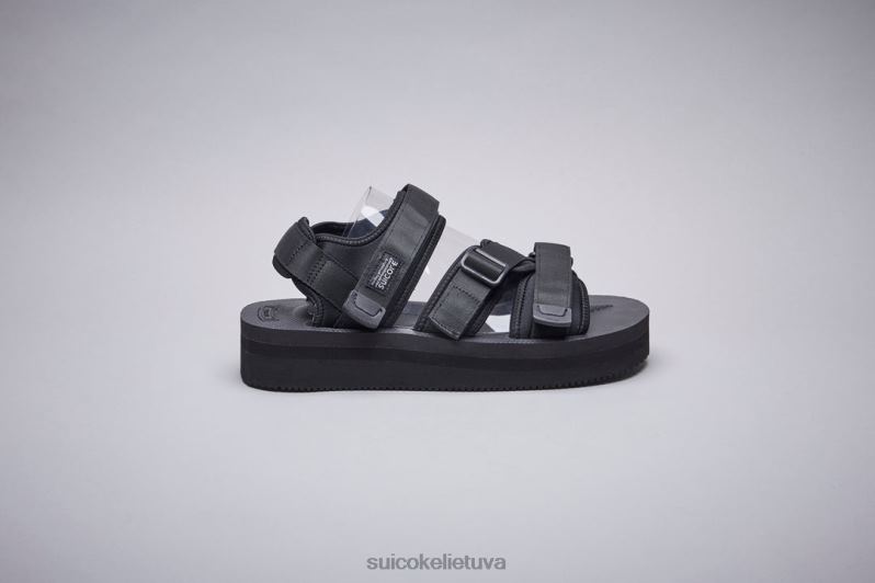 SUICOKE kisee-vpo juodas FDJ8F5 unisex sandalai