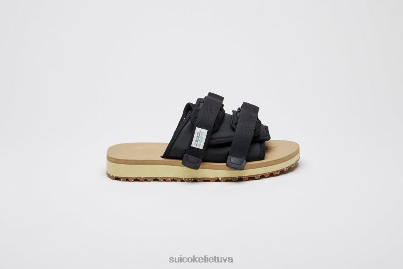 SUICOKE moto-cab-eco juoda/smėlio spalvos FDJ8F43 unisex skaidres