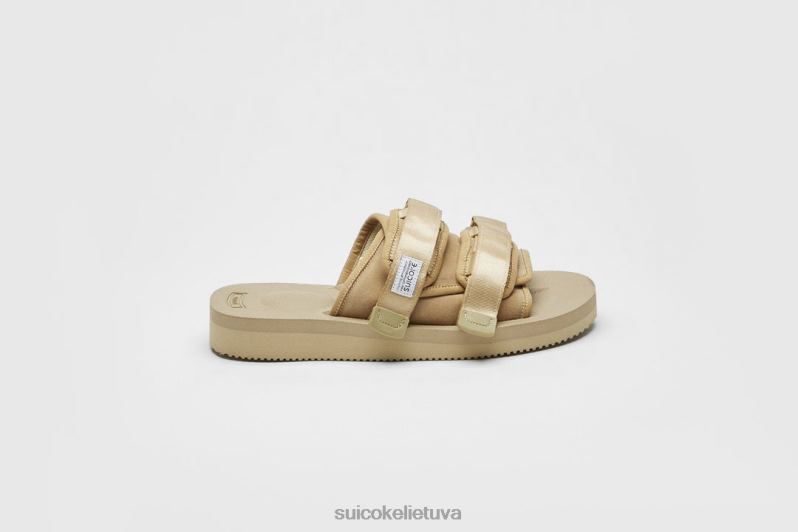 SUICOKE moto-vs smėlio spalvos FDJ8F40 unisex skaidres