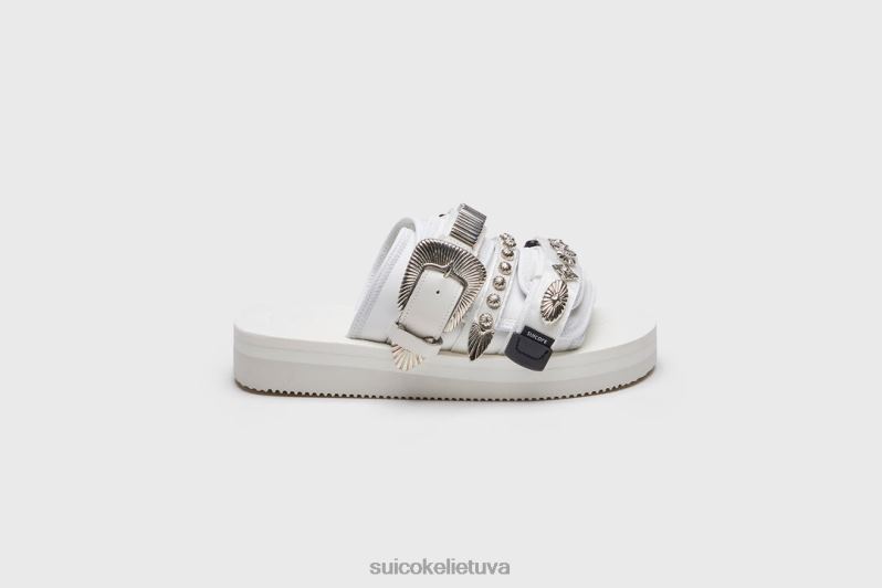 SUICOKE toga x moto-cabtog baltas FDJ8F28 unisex sandalai