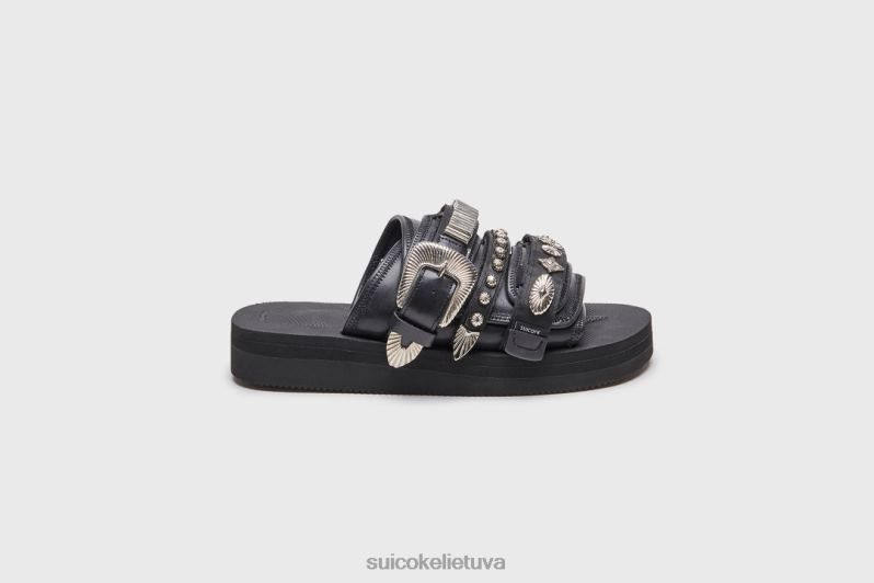 SUICOKE toga x moto-cabtog juodas FDJ8F27 unisex sandalai